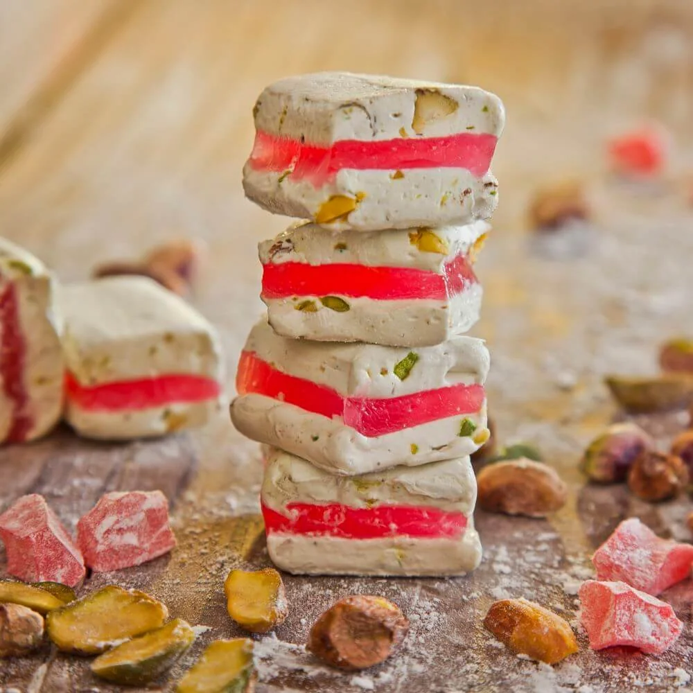 Pistachio & Rose Turkish Delight Bar – Forest Fairies
